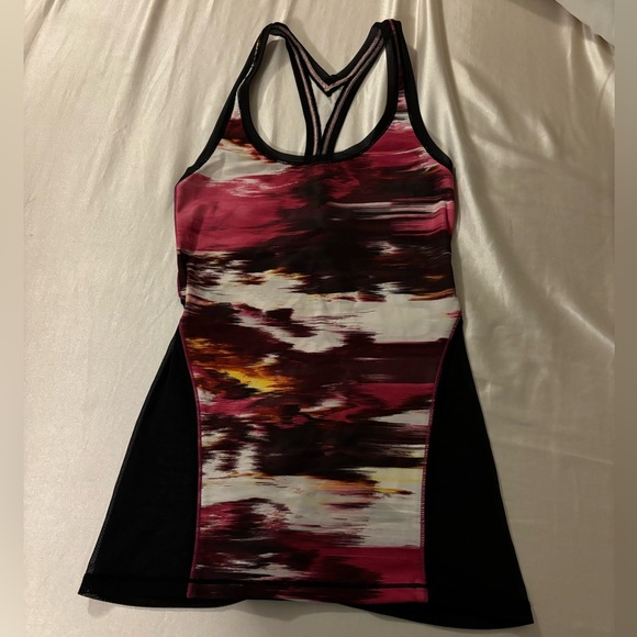 EUC 💎 Lululemon Cool Racerback *Shine On Pigment Wind Berry Rumble - Picture 4 of 6